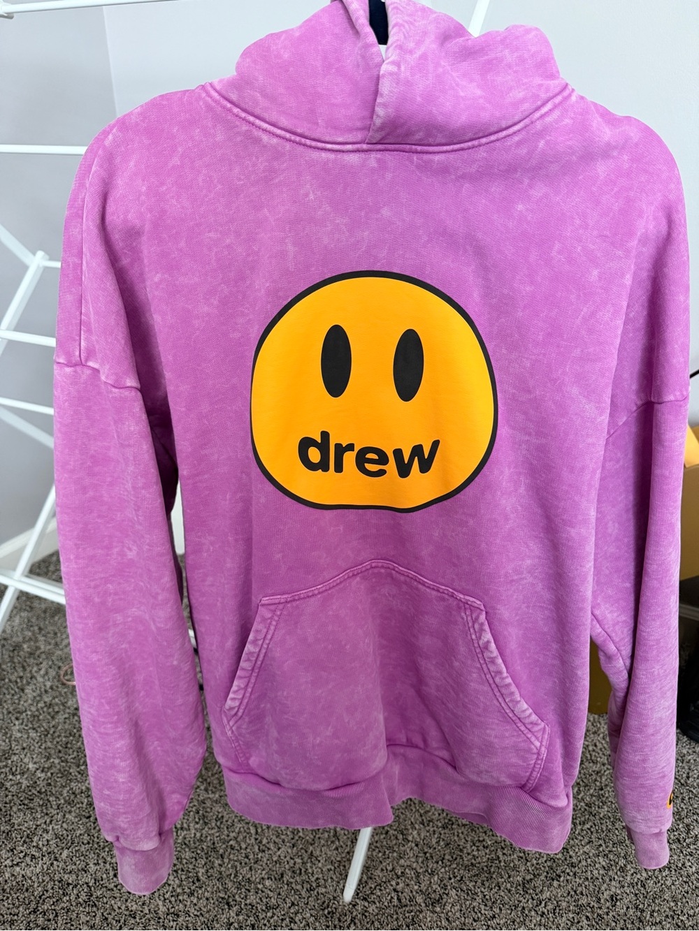 Drew House Unisex Dirty Pink Smiley Hoodie